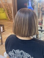 リプレシンクヘアー ミディアムボブ