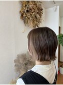 ・さりげないお洒落イヤリングカラーボブ・