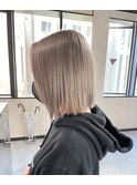 【旭川美容室】褪色○ミルクが隠し味のグレージュ