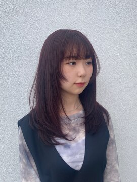 シュウ(shu) 顔まわりレイヤー/ラベンダーカラー