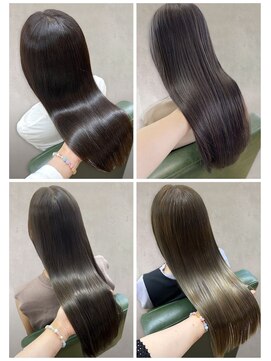 美容室フルール 20代30代40代髪質改善酸熱トリートメント艶感ストレート
