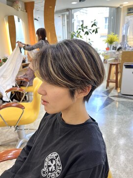 モナリザ(Monalisa) 【30代】カット＋グロスカラー＋白髪ぼかしハイライトコース