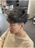 くせ毛風メンズヘア