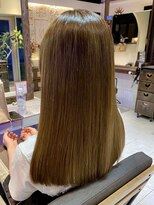 ヘアリゾート粋 ティガ 池袋店(tiga)&nbsp;コーヒーブラウン/美髪ストレート/艶髪