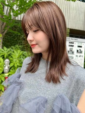 ミンクス 原宿店(MINX) 似合わせ小顔レイヤーミディ_原宿/髪質改善