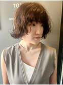 ボブウルフ×くせ毛カット！