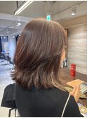 レイヤー、くびれボブ、ピンクカラー【井上咲】