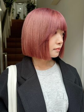 サンク 原宿 表参道(cinq) 原宿ミルクティーベージュブリーチハイトーンカラーダブルカラー