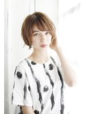 くせ毛風ボブ/抜け感ボブ/ベージュボブ[横浜]