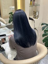 プアメリア 名古屋(Puamelia)&nbsp;ネイビー/ブリーチ/髪質改善トリートメント/ケアカラー