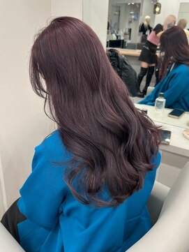 ベレーザ 渋谷(BELEZA) 12969黒髪アッシュブラックレイヤーカット韓国風巻きワンカール