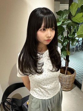 ロンドウェグ(RONND weg) 黒髪レイヤー