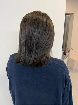 エトレ(etore) 髪質改善/ミディアム/透明感グレージュ