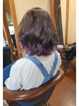 ヘア ロビー(hair Lobby) ラベンダー×グレーブラウン