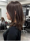 ハイライトバレイヤージュダブルカラーケアブリーチ20代30代
