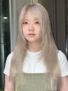 スリバー(sliver) ブリーチハイライト髪質改善ダブルカラーレイヤーカット