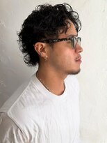 リコ 池袋東口店(Liko)&nbsp;波巻きスパイラルパーマ ビジネスパーマ センターパート 30代