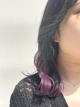 ラヴィズム 名駅店(LUVISM) 切りっぱなし/ブリーチカラー/ピンクラベンダー/草野ゆずき