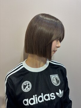 ナンバーセカンド(Number 2nd) 【number さえ】透明感カラー×ぷつっとボブ