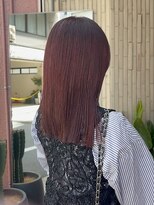 ヘアプレイスソル (HAIR PLACE SoL) 透明感ローズブラウン/艶髪/髪質改善/ストレート