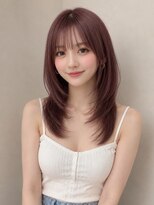 ソルナ 西宮(SOLUNA) 大人韓国風ピンクブラウンレイヤー