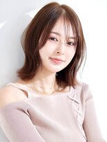 ラフィスヘアー シャルム 渋谷店(La fith hair charme)&nbsp;【La fith】ふんわりくびれボブ×オリーブベージュ
