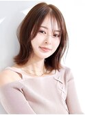【La fith】ふんわりくびれボブ×オリーブベージュ