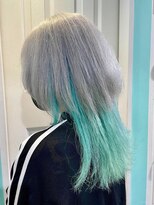 マティーナ ヘアー 池袋(Matina hair)&nbsp;【ホワイトグレー×ミント】池袋美容室