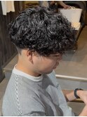 波巻きプードルパーマ
