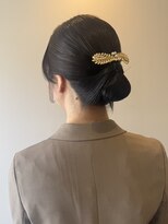 ユートゥイーズ 鎌倉(U too e's)&nbsp;《U鎌倉/髪質改善》落ち着いた雰囲気/アップスタイル/シニヨン
