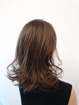 シエル(Ciel by Natural)&nbsp;極細ハイライト×グレージュ 【宇都宮 戸祭 外国人風】