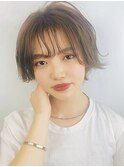 外ハネシースルーショート【RENJISHI】