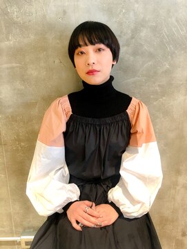 ハマモト モード感あるマッシュショート