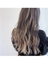 シャンプー 本店(SHAMPOO)&nbsp;ハイライトバレイヤージュ×ロング