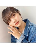 【Chill】大人かわいいピンクベージュクールショートマッシュ