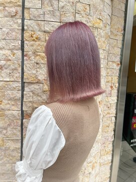 ルーブ トウキョウ(Loob. TOKYO) ピンクベージュ【池袋.髪質改善.インナーカラー.ケアブリーチ】