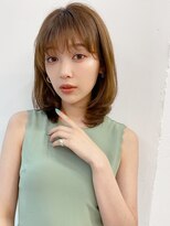 ハニーシブヤ(HONEY shibuya)&nbsp;【HONEY渋谷】大人のふんわりミディ×マロンベージュ