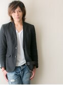 ≪mod's men≫伸びかけレトロ大人フェザーネオウルフa