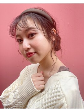 エミュ 天文館店(eMu) ピンクインナーカラー　arrangever