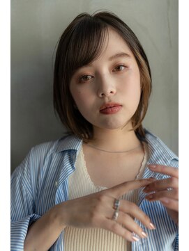 ブエナビスタ(BUENA VISTA) 【BUENAVISTA】大人かわいい前髪ボブ/インナーカラー/イルミナ