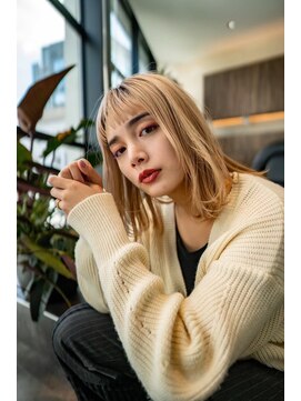 オースティン 門前仲町(AUSTIN) 『AUSTIN門前仲町』無造作カール×イルミナカラーハイライト