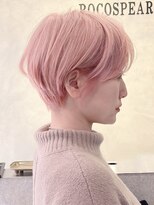 ロコスピアーズ(ROCO SPEARZ)&nbsp;ピンクホワイト　ショートヘア