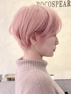 ロコスピアーズ(ROCO SPEARZ) ピンクホワイト ショートヘア