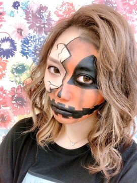 アップスニニー(up's niny) 【ハロウィンメイク】カボチャでトリックオアトリート！！