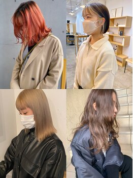 クラフト ヘア デザイン(CRAFT HAIR DESIGN)の写真/艶と品のある上質なCRAFTカラーは、 色持ちの良さやダメージレスにこだわり☆あなた史上最高の髪色に♪