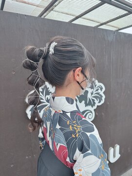 ラウラウヘアーリゾート(Lau Lau hair resort) 【LauLau. 竹内】☆小学生袴☆