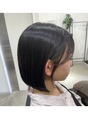 切りっぱなしボブ