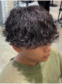 【簡単無造作!】波巻きプードルパーマ