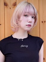 ブゾン(buZon)&nbsp;【buZon ブゾン】マッシュウルフ☆前髪デザインカラー