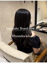 ヘアーメイク ブランニュー 東生駒店(hair make Brand new)&nbsp;コリアンブラック